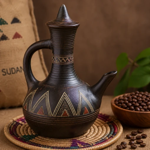 قهوة (جبنة) سودانية تقليدية