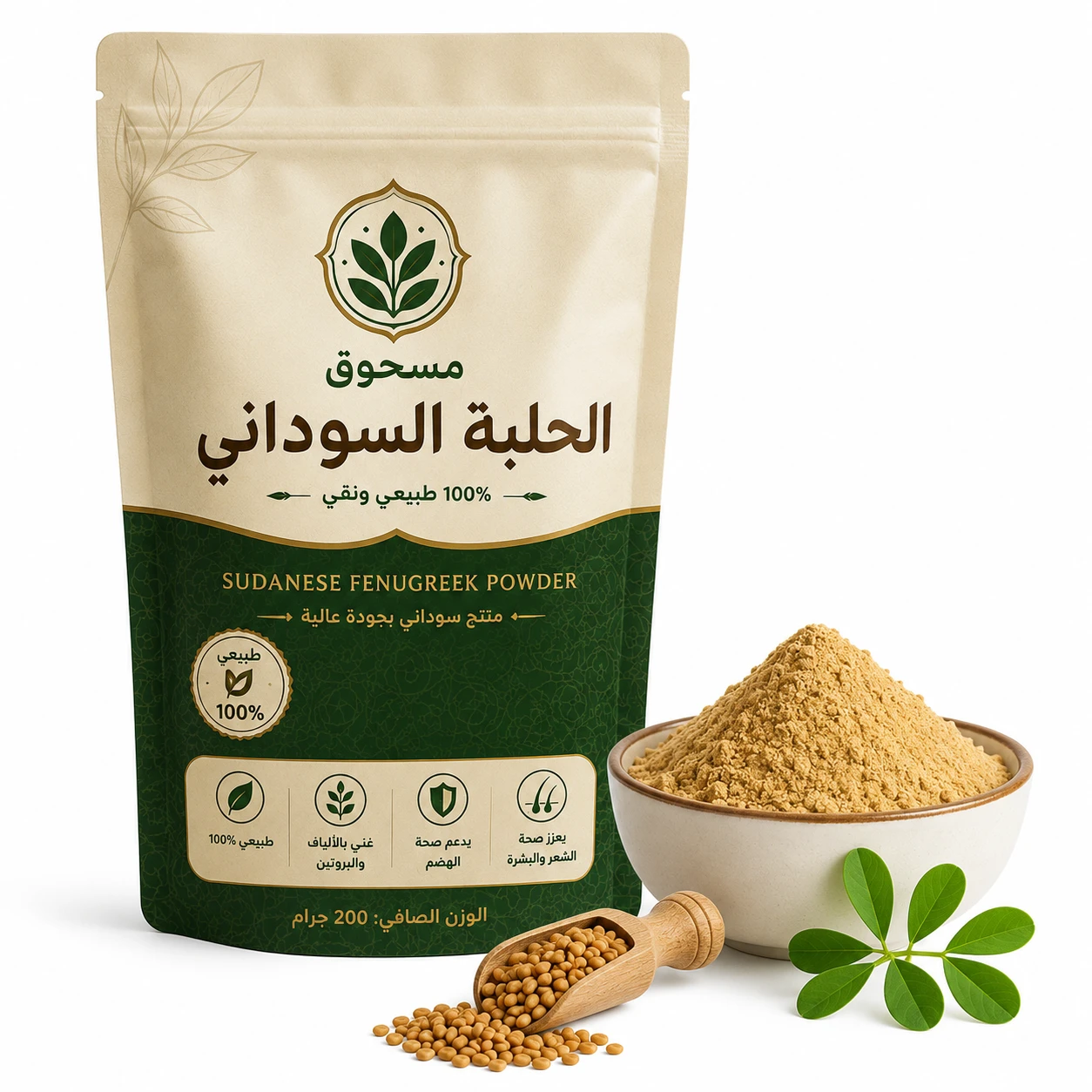 مسحوق الحلبة السوداني