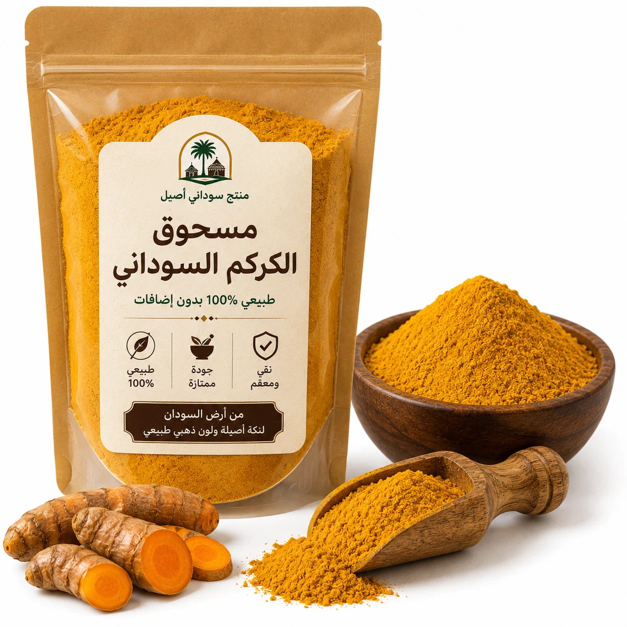 مسحوق الكركم السوداني